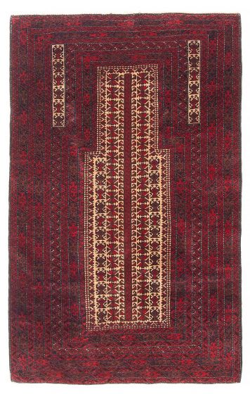 Tapis teimani 2'10" x 4'5" en laine