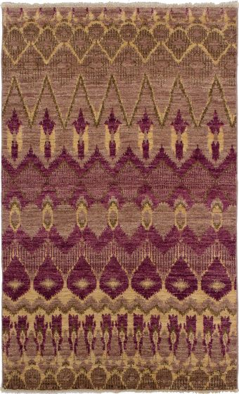 Indian Shalimar 4'0" x 6'6" Hand-knotted Wool Rug 