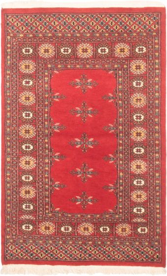 Tapis peshawar bokhara 3'2" x 5'1" en laine