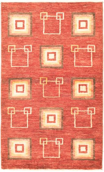 Pakistani Peshawar Ziegler 3'1" x 5'2" Hand-knotted Wool Rug 