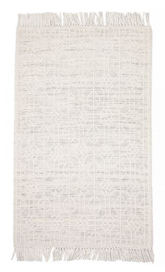 Indian Sienna 5'1" x 8'2" Braided Weave Wool Rug 