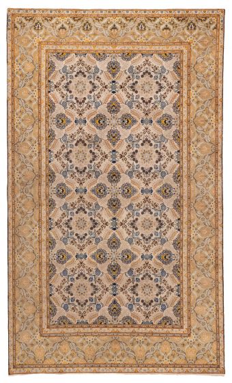 Persian Style 6'1" x 10'2" Hand-knotted Wool Rug 