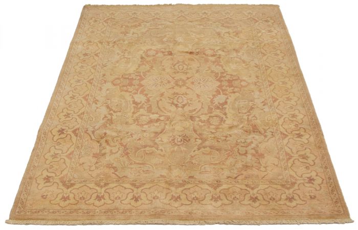 Pakistani Peshawar Oushak 6'0" x 8'8" Hand-knotted Wool Rug 