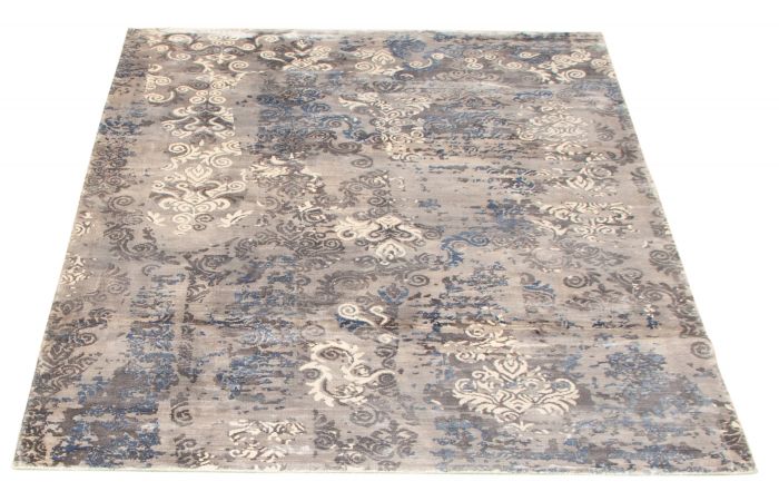 Indian Galleria 5'1" x 7'5" Hand Loomed Viscose Rug 