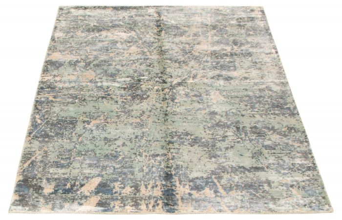 Indian Galleria 5'0" x 7'4" Hand Loomed Viscose Rug 