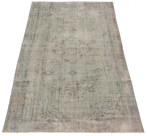 Turkish Color Transition 5'9" x 9'11" Hand-knotted Wool Rug 
