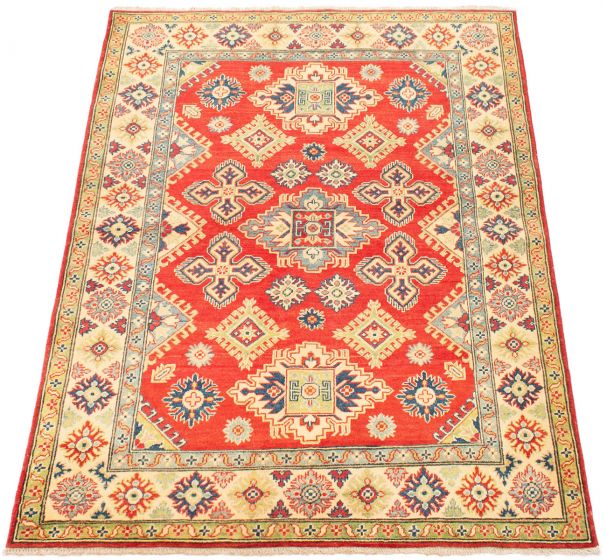 Afghan Finest Ghazni 5'0" x 6'9" Hand-knotted Wool Rug 