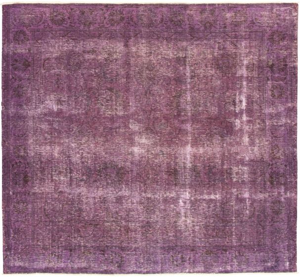 Turkish Color Transition 8'10" x 9'10" Hand-knotted Wool Rug 