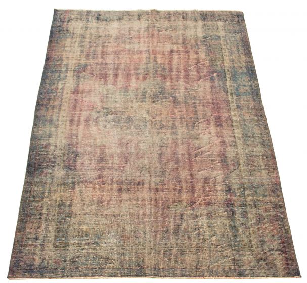 Tapis surteint coloré 5'10" x 8'8" en laine