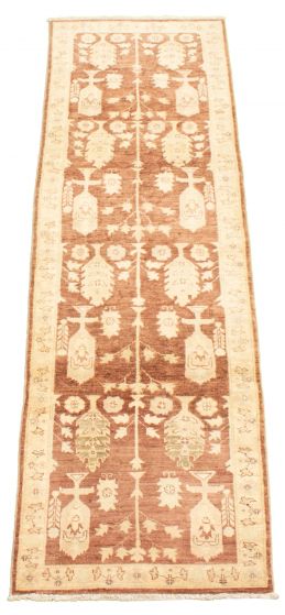 Afghan Chobi Finest 2'7" x 9'10" Hand-knotted Wool Rug 