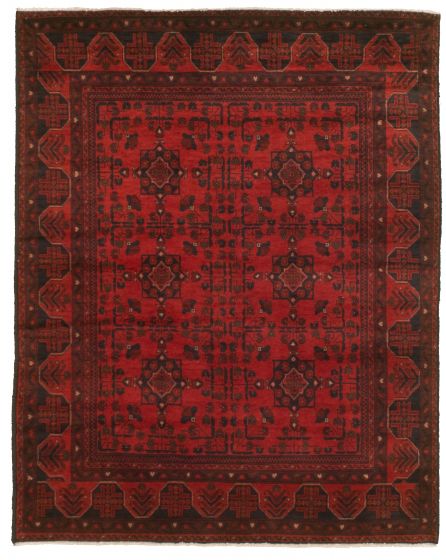 Afghan Finest Khal Mohammadi 4'11" x 6'5" Hand-knotted Wool Rug 