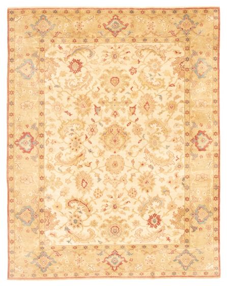 Turkish Antalya Vintage 8'2" x 10'3" Hand-knotted Wool Rug 