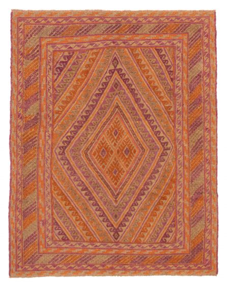 Afghan Tajik Caucasian 4'9" x 6'1" Hand-knotted Wool Rug 