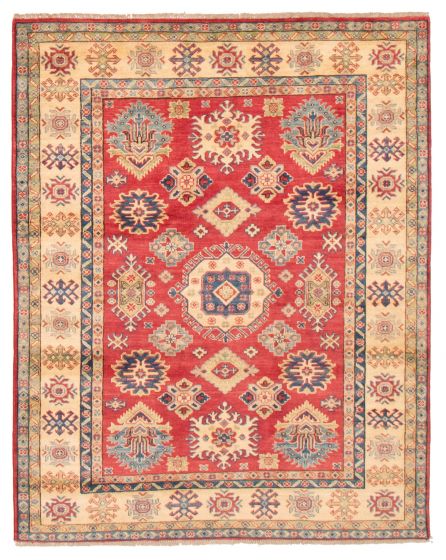 Afghan Finest Ghazni 5'9" x 7'3" Hand-knotted Wool Rug 