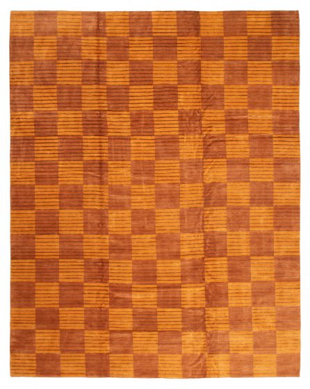Nepal Opulence 11'7" x 14'7" Hand-knotted Wool & Silk Rug 