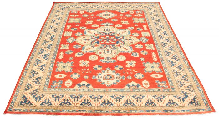 Afghan Finest Ghazni 8'3" x 11'8" Hand-knotted Wool Rug 