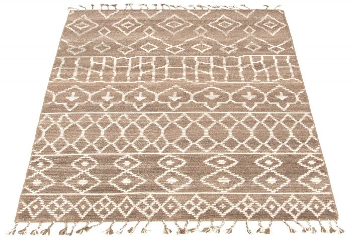 Indian Tangier 20011 5'0" x 8'0" Hand-knotted Wool Rug 