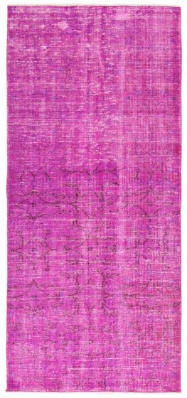 Turkish Color Transition 2'7" x 6'2" Hand-knotted Wool Rug 