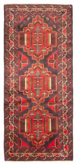 Afghan Teimani 2'9" x 6'5" Hand-knotted Wool Rug 