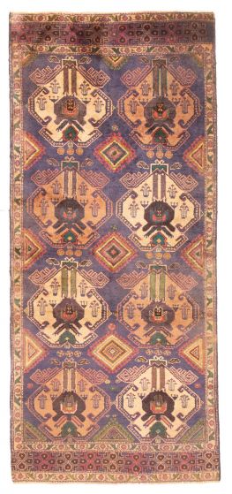 Afghan Teimani 2'8" x 6'3" Hand-knotted Wool Rug 