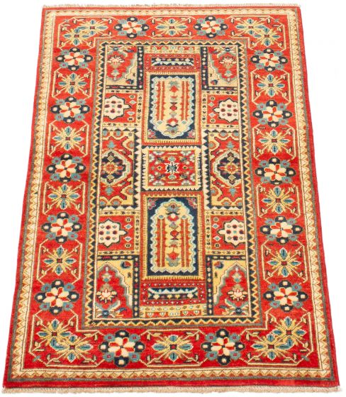 Afghan Finest Ghazni 3'1" x 4'11" Hand-knotted Wool Rug 
