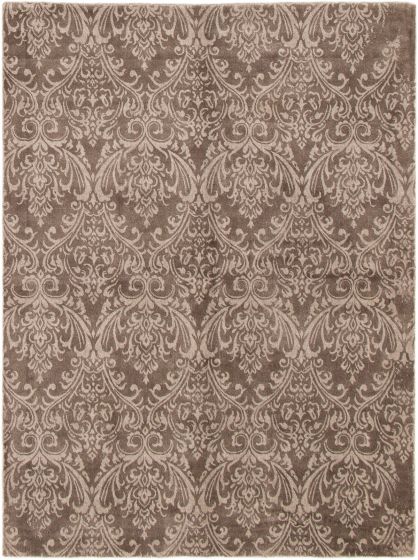 Indian Eternity 5'7" x 7'5" Hand-knotted Wool Rug 