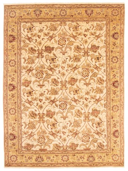 Indian Jamshidpour 8'11" x 12'1" Hand-knotted Wool Rug 