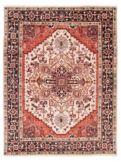 Indian Serapi Heritage 8'0" x 10'5" Hand-knotted Wool Rug 