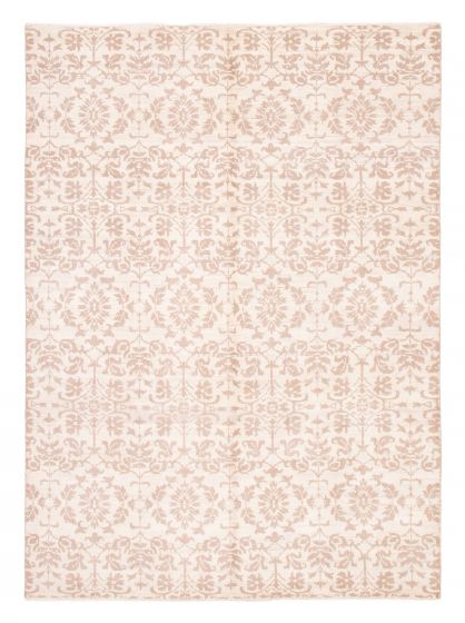 Indian Mystique 9'1" x 12'1" Hand-knotted Wool Rug 