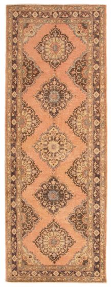 Turkish Anadol Vintage 4'8" x 12'10" Hand-knotted Wool Rug 