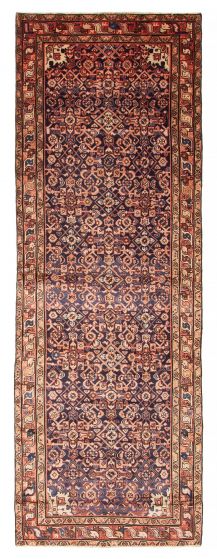 Persian Style 3'3" x 9'10" Hand-knotted Wool Runner Rug 