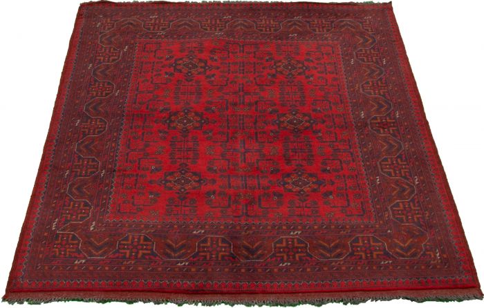 Afghan Finest Khal Mohammadi 4'10" x 6'5" Hand-knotted Wool Rug 