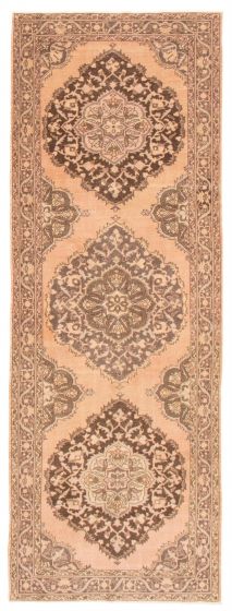 Turkish Anadol Vintage 4'8" x 13'1" Hand-knotted Wool Rug 