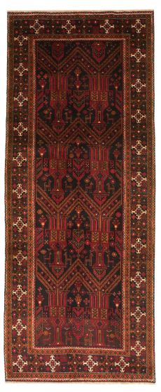 Persian Style 3'11" x 9'10" Hand-knotted Wool Rug 