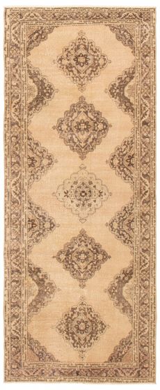 Turkish Anadol Vintage 4'8" x 12'4" Hand-knotted Wool Rug 
