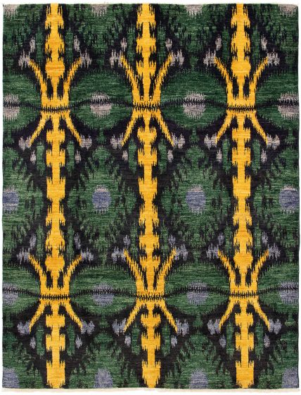Indian Shalimar 7'9" x 10'1" Hand-knotted Wool Rug 