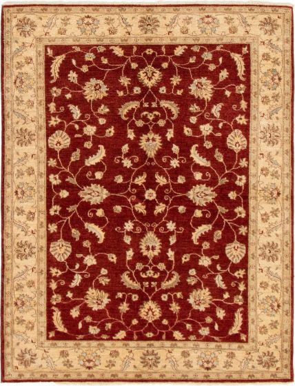 Afghan Chobi Finest 5'0" x 6'7" Hand-knotted Wool Rug 