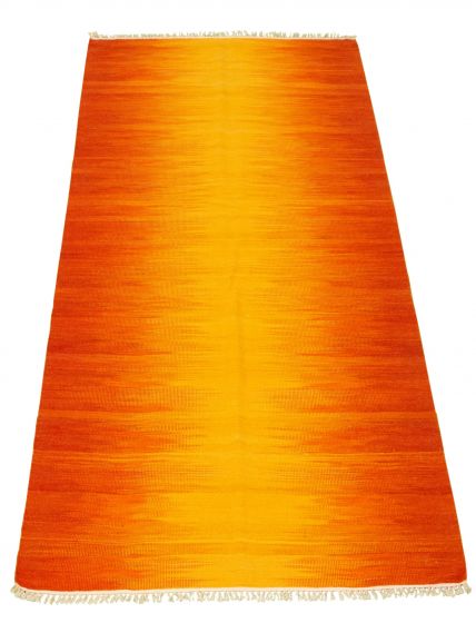 Turkish Ankara FW 5'0" x 8'5" Flat-Weave Wool Kilim 