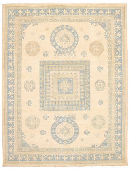 Pakistani 18 Of 20 Pak Finest Mamluk 9'3" x 11'11" Hand-knotted Wool Rug 