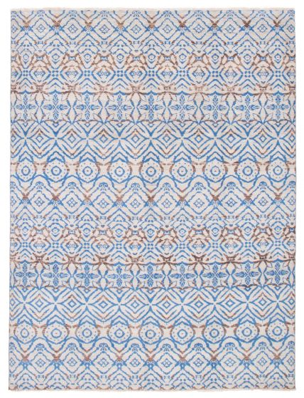 Indian Mystique 8'11" x 11'10" Hand-knotted Wool Rug 
