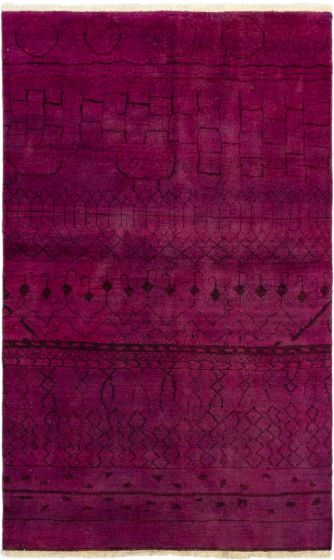 Indian Vibrance 5'5" x 8'10" Hand-knotted Wool Rug 
