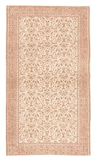 Turkish Melis Vintage 3'9" x 6'8" Hand-knotted Wool Rug 