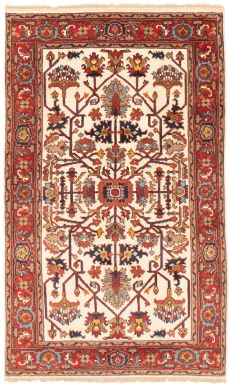 Indian Serapi Heritage 4'9" x 7'11" Hand-knotted Wool Rug 