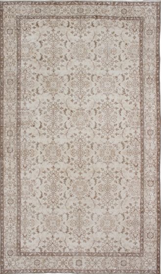 Turkish Melis Vintage 5'10" x 9'10" Hand-knotted Wool Rug 