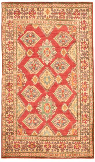 Afghan Finest Ghazni 5'0" x 9'0" Hand-knotted Wool Rug 