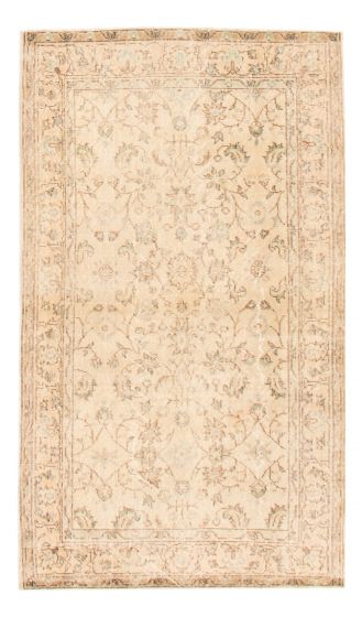 Turkish Melis Vintage 4'0" x 6'11" Hand-knotted Wool Rug 