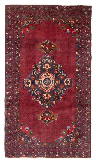 Afghan Teimani 3'7" x 6'4" Hand-knotted Wool Rug 