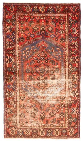 Turkish Andelz 4'0" x 7'2" Hand-knotted Wool Rug 