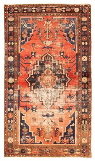 Turkish Andelz 3'11" x 6'9" Hand-knotted Wool Rug 