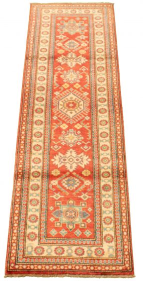 Afghan Finest Ghazni 2'9" x 8'11" Hand-knotted Wool Rug 